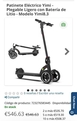 Patinete Eléctrico Yimi 8.3 - Plegable