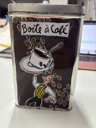 Latta caffè vintage | metallo