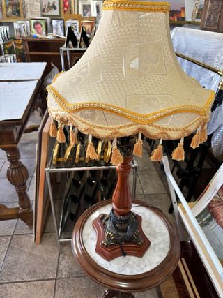 Lampara mesa antigua estilo vintage