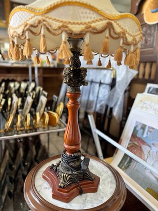 Lampara mesa antigua estilo vintage