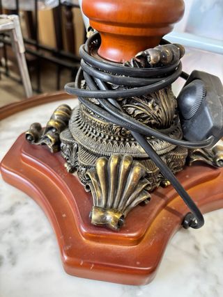 Lampara mesa antigua estilo vintage