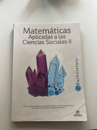 Matemáticas Aplicadas a las Ciencias Sociales II