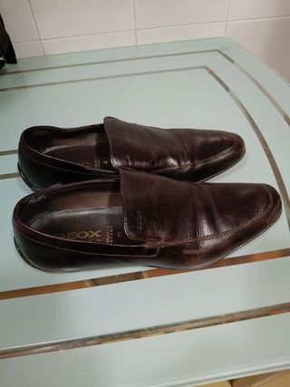 Zapatos Geox marrones hombre