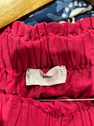 Falda Mango Fucsia - Talla M