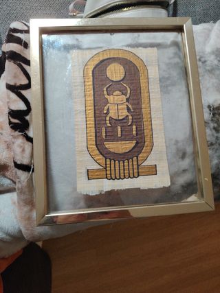 2 Cuadros Egipcios - Papiro