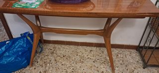 Mesa salón madera - vintage