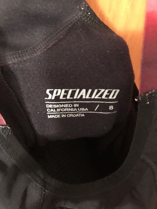 Culote SPECIALIZED EXPERT SL THERMAL talla S