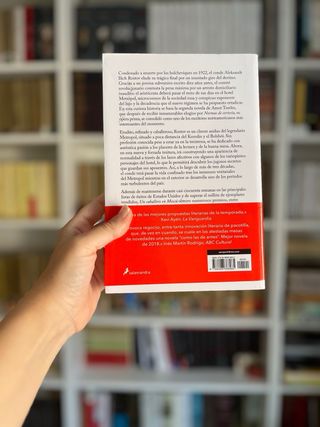 Un caballero en Moscu. Amor Towles