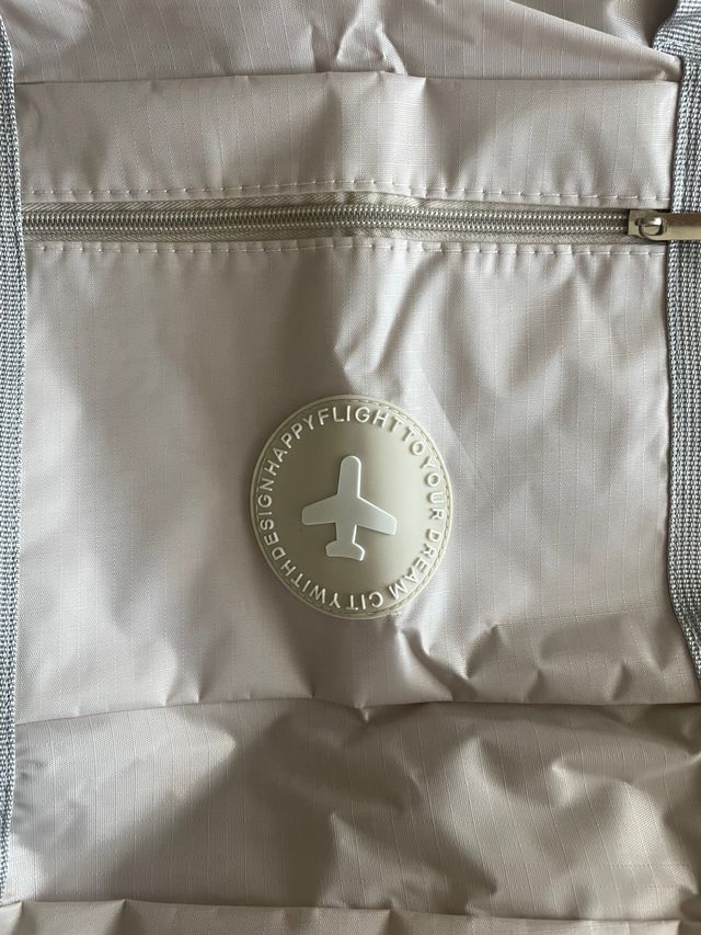 Bolso viaje gris plegable