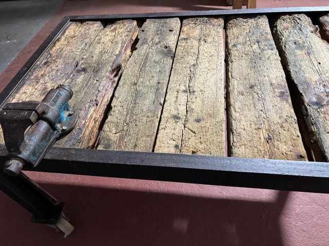 NEGOCIABLE Mesa taller industrial vintage