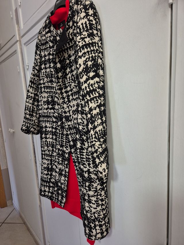 Giacca Scumacher bianco-nero