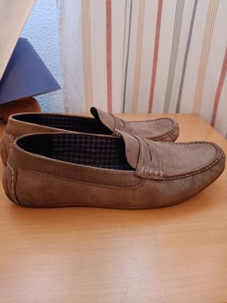 Mocasines Piel CE-DOS-CE topo-marrón