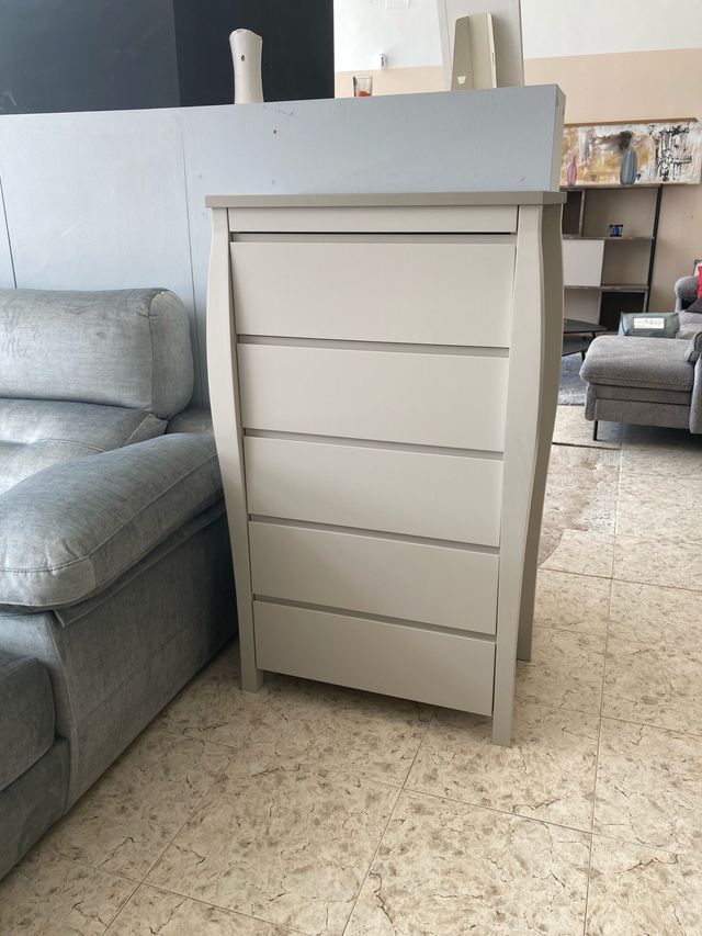 Cómoda 5 cajones - Beige
