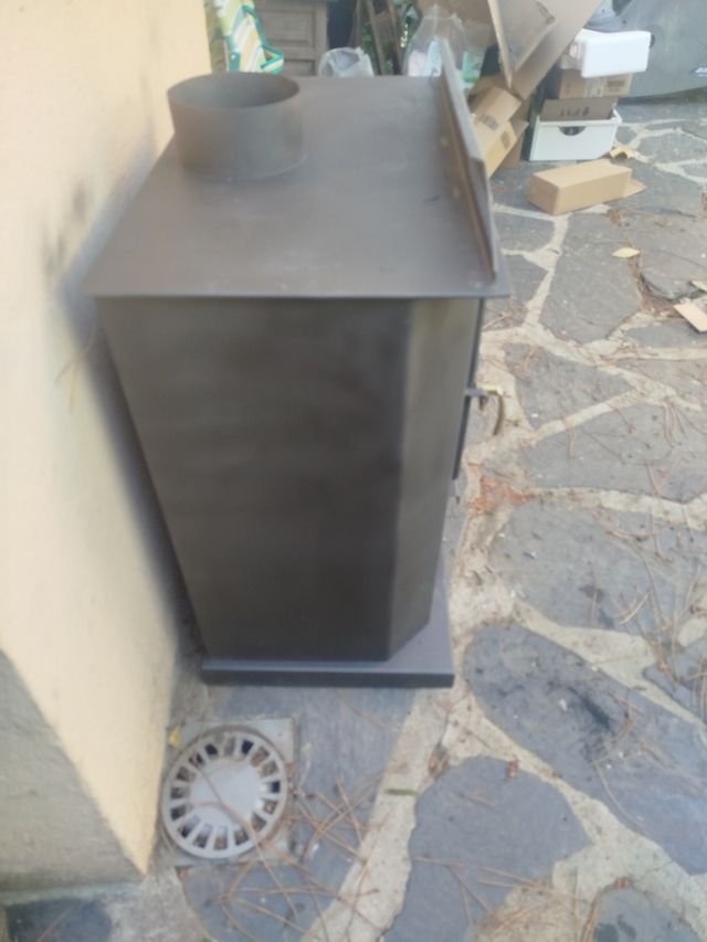 Estufa leña - Calefacción hogar tengo  los tubos 