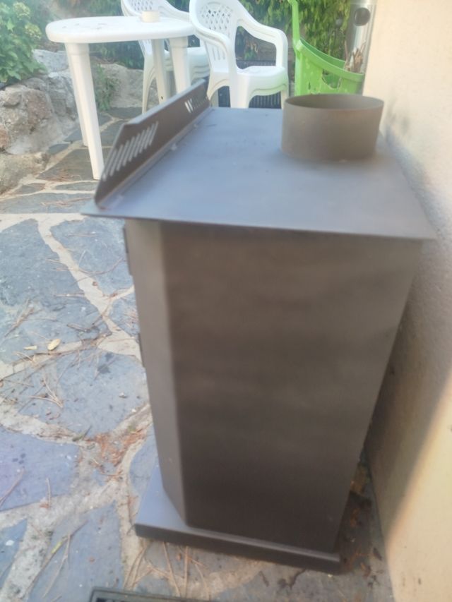 Estufa leña - Calefacción hogar tengo  los tubos 