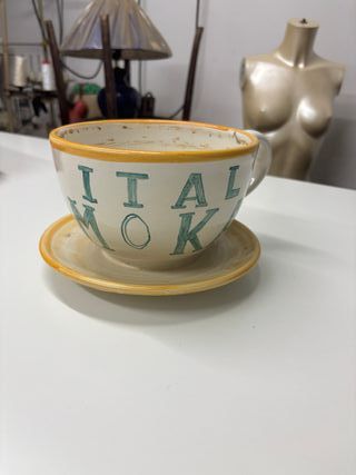 Tazza porta piante vintage