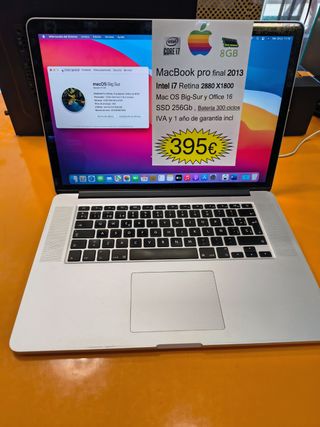 MacBook Pro 15" Retina 2013 i7