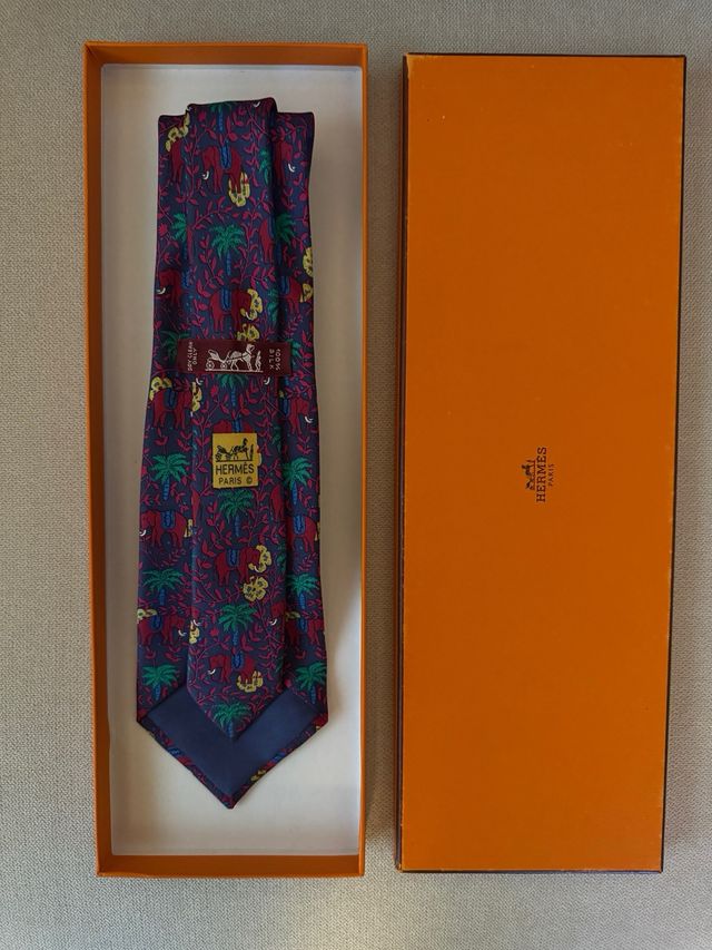 Corbata Hermes Elefante