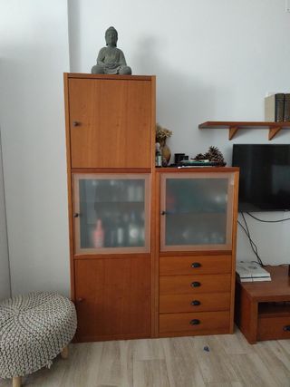 Mueble salón madera maciza