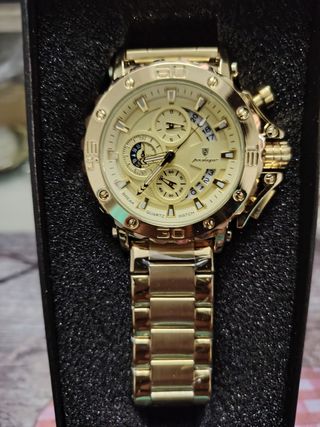 Reloj Pocdager dorado - Acero inoxidable