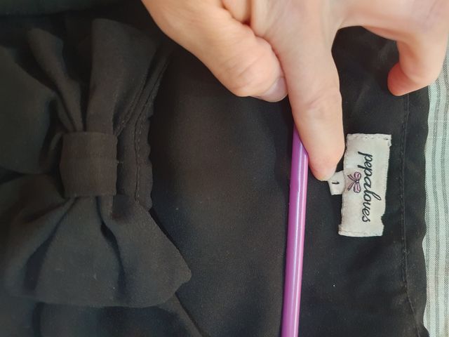 Vestido Pepa Loves negro talla XS