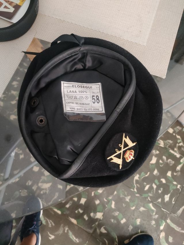 Boina militar lana 100%