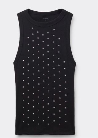 Top negro tachuelas - Talla M.
