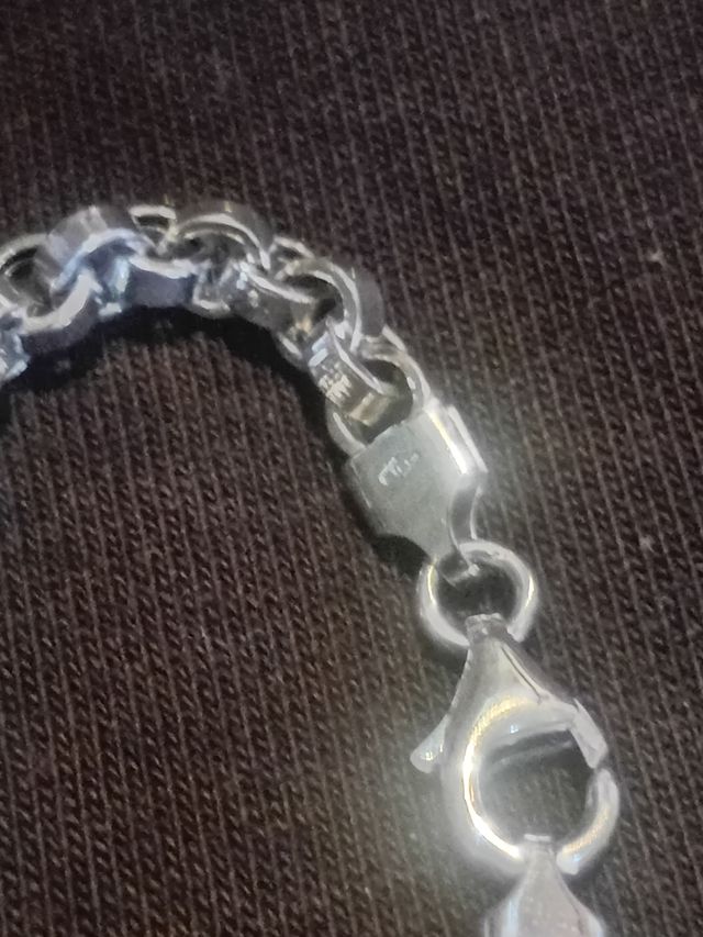 Cadena oro blanco 18k