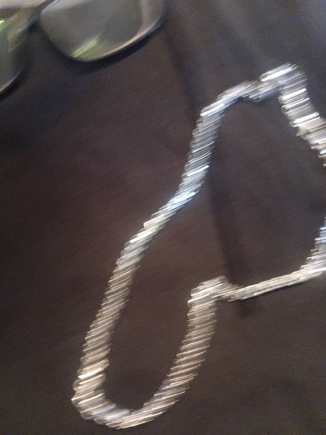 Cadena oro blanco 18k