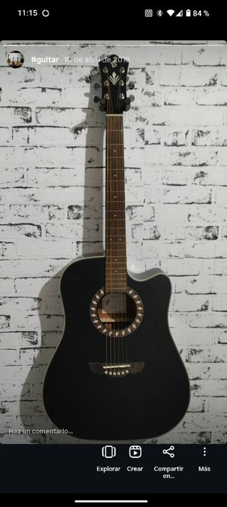Guitarra electroacústica Harley Benton CLD-10SCE 