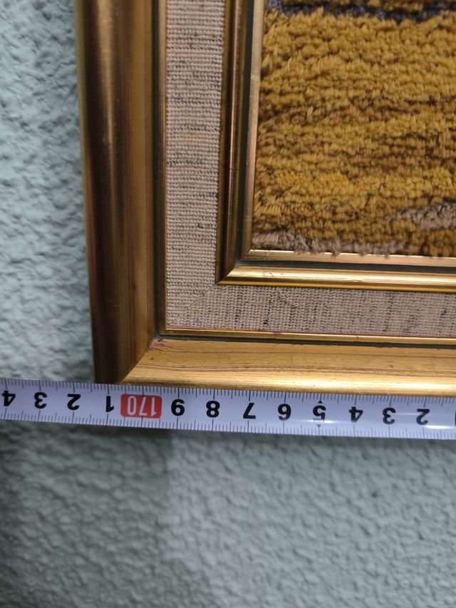 Tapete de moqueta con escena taurina