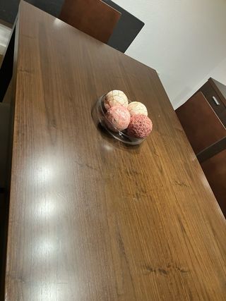 Mesa comedor + 6 sillas,maciza