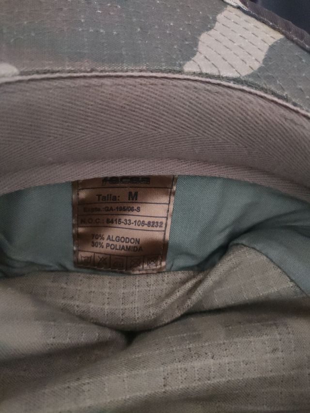 Gorra militar camuflaje