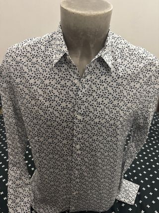 Camicia Antony Morato M - bianca e blu