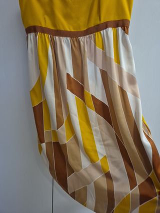 Vestito Missoni seta marrone giallo