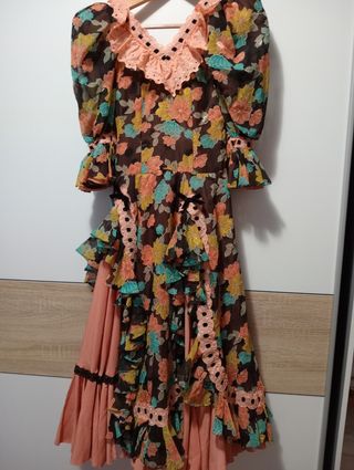 Traje Flamenca multicolor
