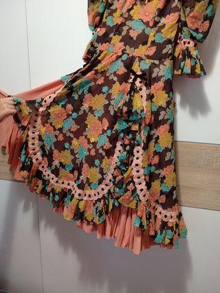 Traje Flamenca multicolor