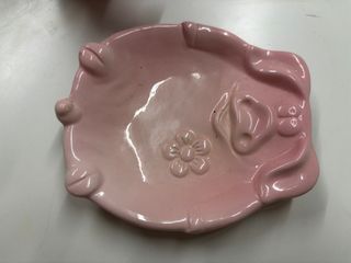 Set tazza e piattino maialino rosa