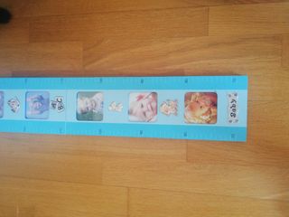 Medidor madera de altura infantil con fotos