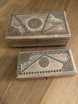 Cajas Decorativas Madera Metal