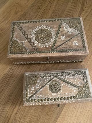 Cajas Decorativas Madera Metal