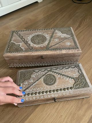 Cajas Decorativas Madera Metal