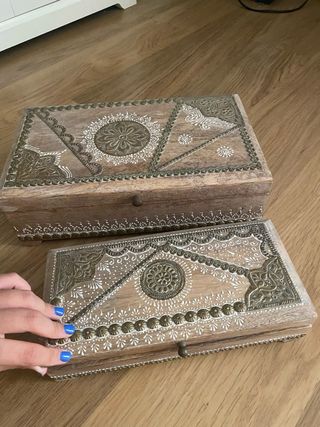 Cajas Decorativas Madera Metal