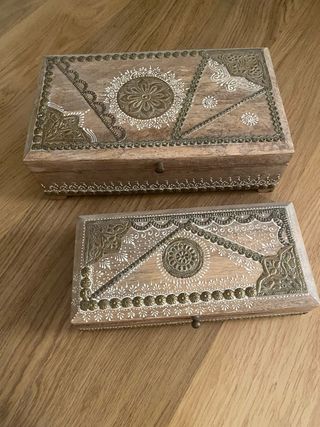 Cajas Decorativas Madera Metal