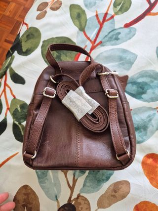 Mini mochila ROCAI marrón
