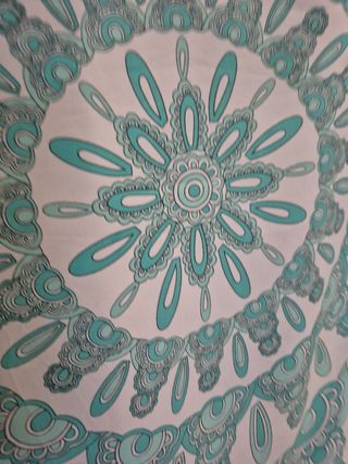 Vestito CLIPS estivo bianco e verde acqua