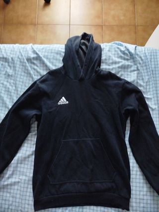 Sudadera Adidas negra c/ capucha