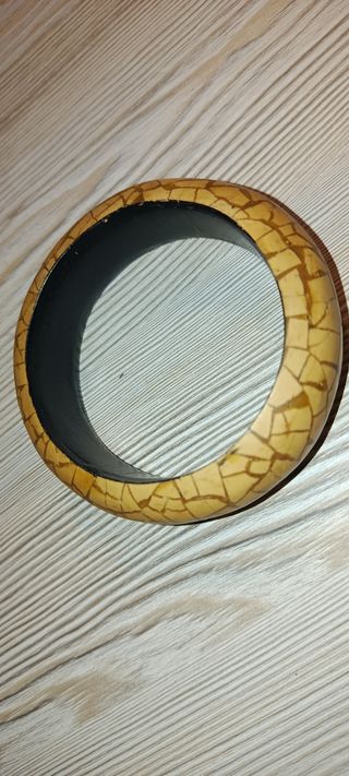 Pulsera artesanal madera