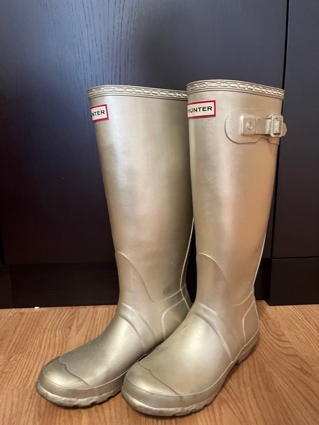 Botas Hunter doradas 38