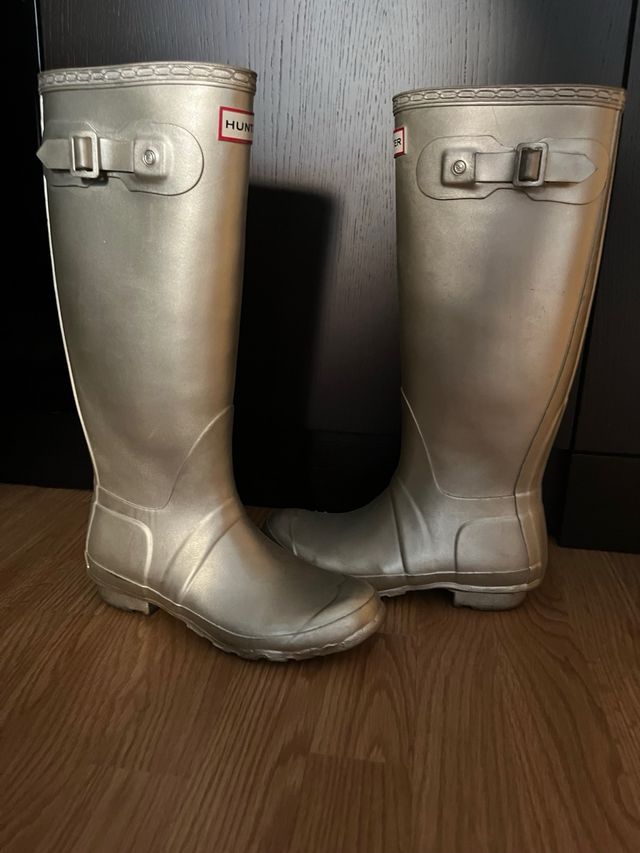 Botas Hunter doradas 38